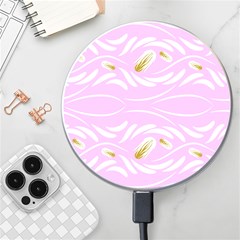 Folk Flowers Print Floral Pattern Ethnic Art Wireless Charger