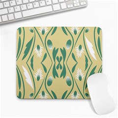 Folk Flowers Print Floral Pattern Ethnic Art Large Mousepads by Eskimos