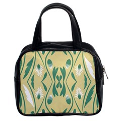 Folk Flowers Print Floral Pattern Ethnic Art Classic Handbag (two Sides) by Eskimos