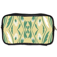 Folk Flowers Print Floral Pattern Ethnic Art Toiletries Bag (one Side) by Eskimos