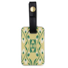 Folk Flowers Print Floral Pattern Ethnic Art Luggage Tag (one Side) by Eskimos