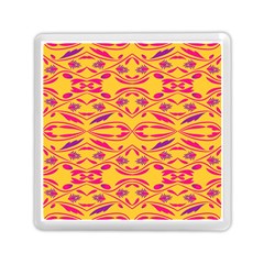 Folk Flowers Print Floral Pattern Ethnic Art Memory Card Reader (square) by Eskimos