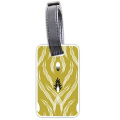 Folk Flowers Print Floral Pattern Ethnic Art Luggage Tag (one Side) by Eskimos