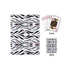 Folk Flowers Print Floral Pattern Ethnic Art Playing Cards Single Design (mini) by Eskimos