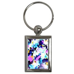 Spring Flowers Key Chain (rectangle)