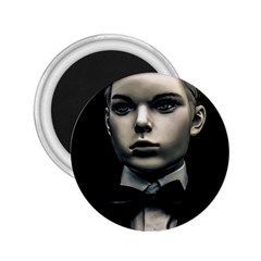 Evil Boy Manikin Portrait 2 25  Magnets by dflcprintsclothing