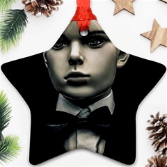 Evil Boy Manikin Portrait Ornament (star) by dflcprintsclothing