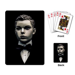 Evil Boy Manikin Portrait Playing Cards Single Design (rectangle)