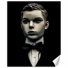 Evil Boy Manikin Portrait Canvas 16  X 20  by dflcprintsclothing