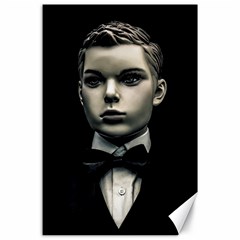 Evil Boy Manikin Portrait Canvas 24  X 36  by dflcprintsclothing