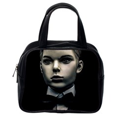 Evil Boy Manikin Portrait Classic Handbag (one Side) by dflcprintsclothing