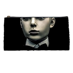 Evil Boy Manikin Portrait Pencil Case by dflcprintsclothing