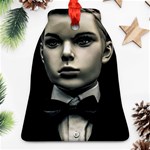 Evil Boy Manikin Portrait Bell Ornament (Two Sides) Front