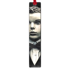 Evil Boy Manikin Portrait Large Book Marks by dflcprintsclothing