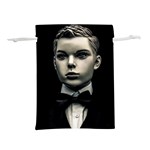 Evil Boy Manikin Portrait Lightweight Drawstring Pouch (S) Front