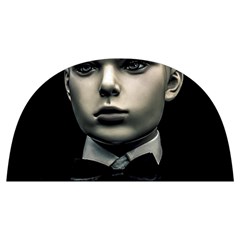 Evil Boy Manikin Portrait Anti Scalding Pot Cap by dflcprintsclothing