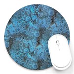 Abstract Surface Texture Background Round Mousepads Front