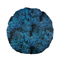 Abstract Surface Texture Background Standard 15  Premium Flano Round Cushions