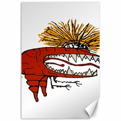 Colored Monster Alien Rat Canvas 24  X 36  by dflcprintsclothing