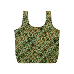 Colorful Stylized Botanic Motif Pattern Full Print Recycle Bag (s)