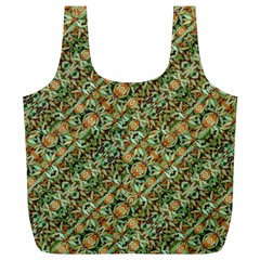 Colorful Stylized Botanic Motif Pattern Full Print Recycle Bag (xl)