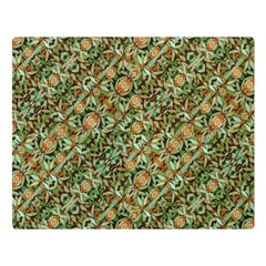 Colorful Stylized Botanic Motif Pattern Double Sided Flano Blanket (large)  by dflcprintsclothing