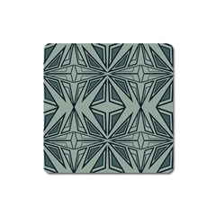 Abstract Pattern Geometric Backgrounds Square Magnet by Eskimos