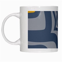 Abstract Pattern Geometric Backgrounds White Mug by Eskimos