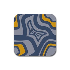 Abstract Pattern Geometric Backgrounds Rubber Coaster (square) by Eskimos