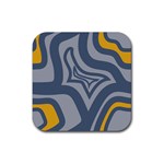 Abstract pattern geometric backgrounds Rubber Coaster (Square) Front