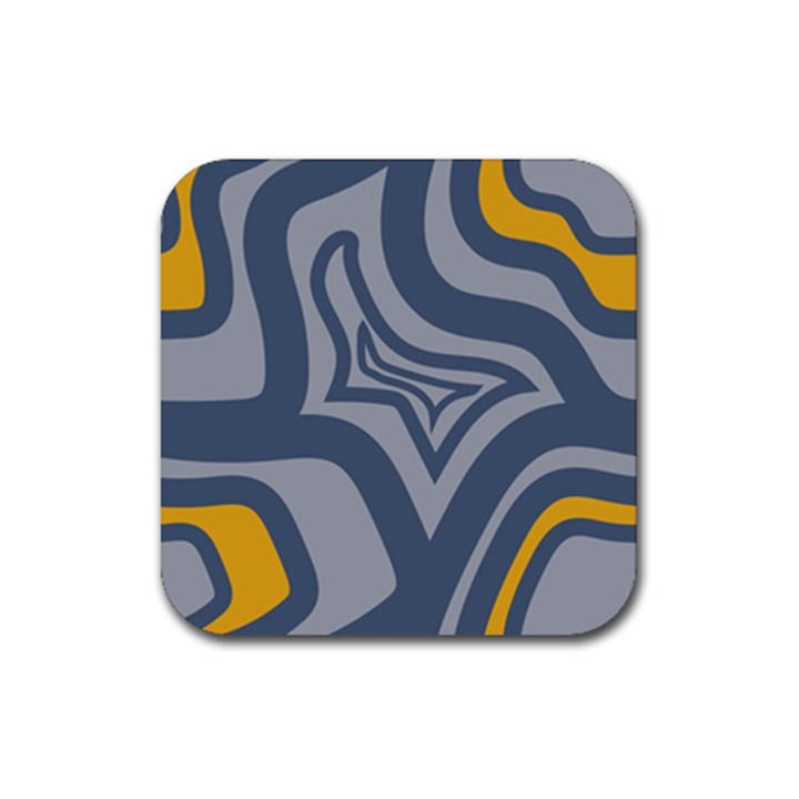 Abstract pattern geometric backgrounds Rubber Coaster (Square)