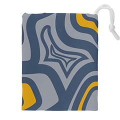 Abstract Pattern Geometric Backgrounds Drawstring Pouch (4xl) by Eskimos