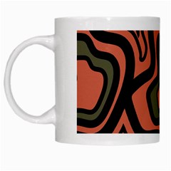 Abstract Pattern Geometric Backgrounds White Mug by Eskimos