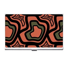 Abstract Pattern Geometric Backgrounds Business Card Holder by Eskimos