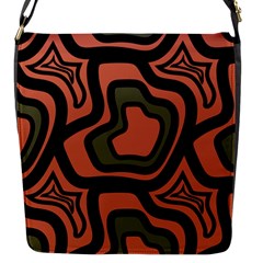 Abstract Pattern Geometric Backgrounds Flap Closure Messenger Bag (s) by Eskimos