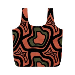 Abstract Pattern Geometric Backgrounds Full Print Recycle Bag (m) by Eskimos