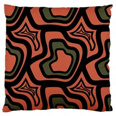 Abstract Pattern Geometric Backgrounds Large Flano Cushion Case (one Side) by Eskimos