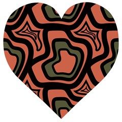 Abstract Pattern Geometric Backgrounds Wooden Puzzle Heart by Eskimos