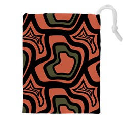 Abstract Pattern Geometric Backgrounds Drawstring Pouch (5xl) by Eskimos