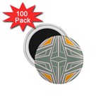 Abstract pattern geometric backgrounds 1.75  Magnets (100 pack)  Front