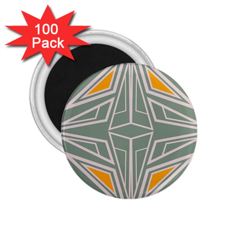 Abstract pattern geometric backgrounds 2.25  Magnets (100 pack) 