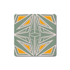 Abstract Pattern Geometric Backgrounds Square Magnet by Eskimos