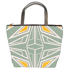 Abstract Pattern Geometric Backgrounds Bucket Bag by Eskimos