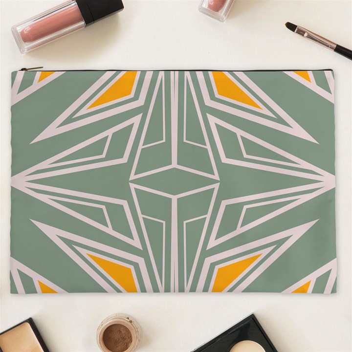 Abstract pattern geometric backgrounds Cosmetic Bag (XXL)