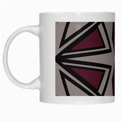 Abstract Pattern Geometric Backgrounds White Mug by Eskimos