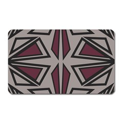 Abstract Pattern Geometric Backgrounds Magnet (rectangular) by Eskimos