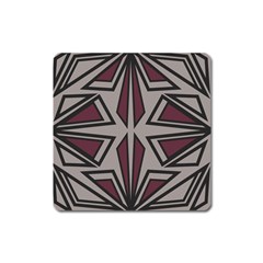 Abstract Pattern Geometric Backgrounds Square Magnet by Eskimos