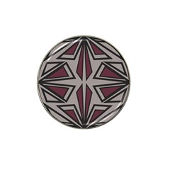 Abstract Pattern Geometric Backgrounds Hat Clip Ball Marker by Eskimos