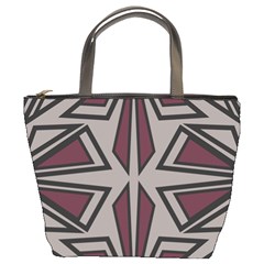 Abstract Pattern Geometric Backgrounds Bucket Bag by Eskimos