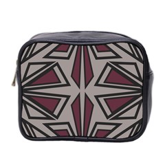 Abstract Pattern Geometric Backgrounds Mini Toiletries Bag (two Sides) by Eskimos